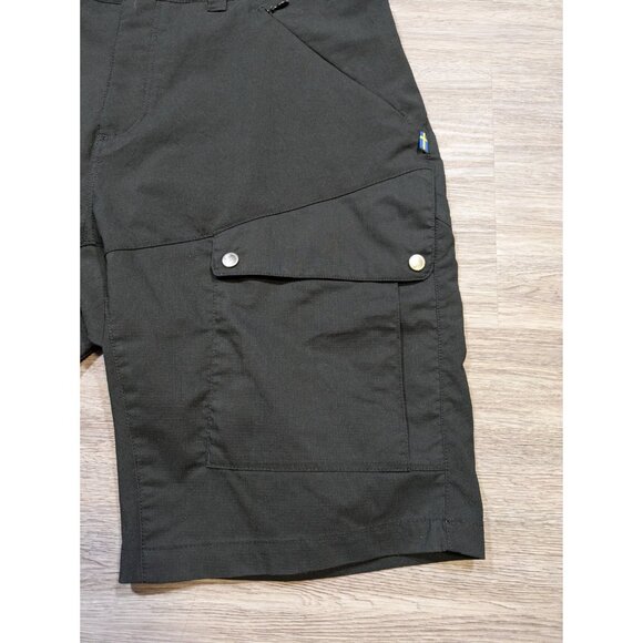 Women's Black Cargo Shorts - Picture 6 of 11
